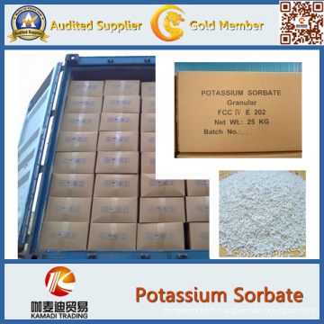 Additifs alimentaires sorbate de potassium / acide sorbique